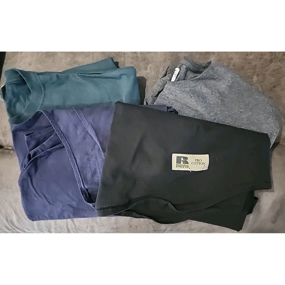 Russell Athletic Mens Size XXL Lot of 4 Various Styles & Colors See Description